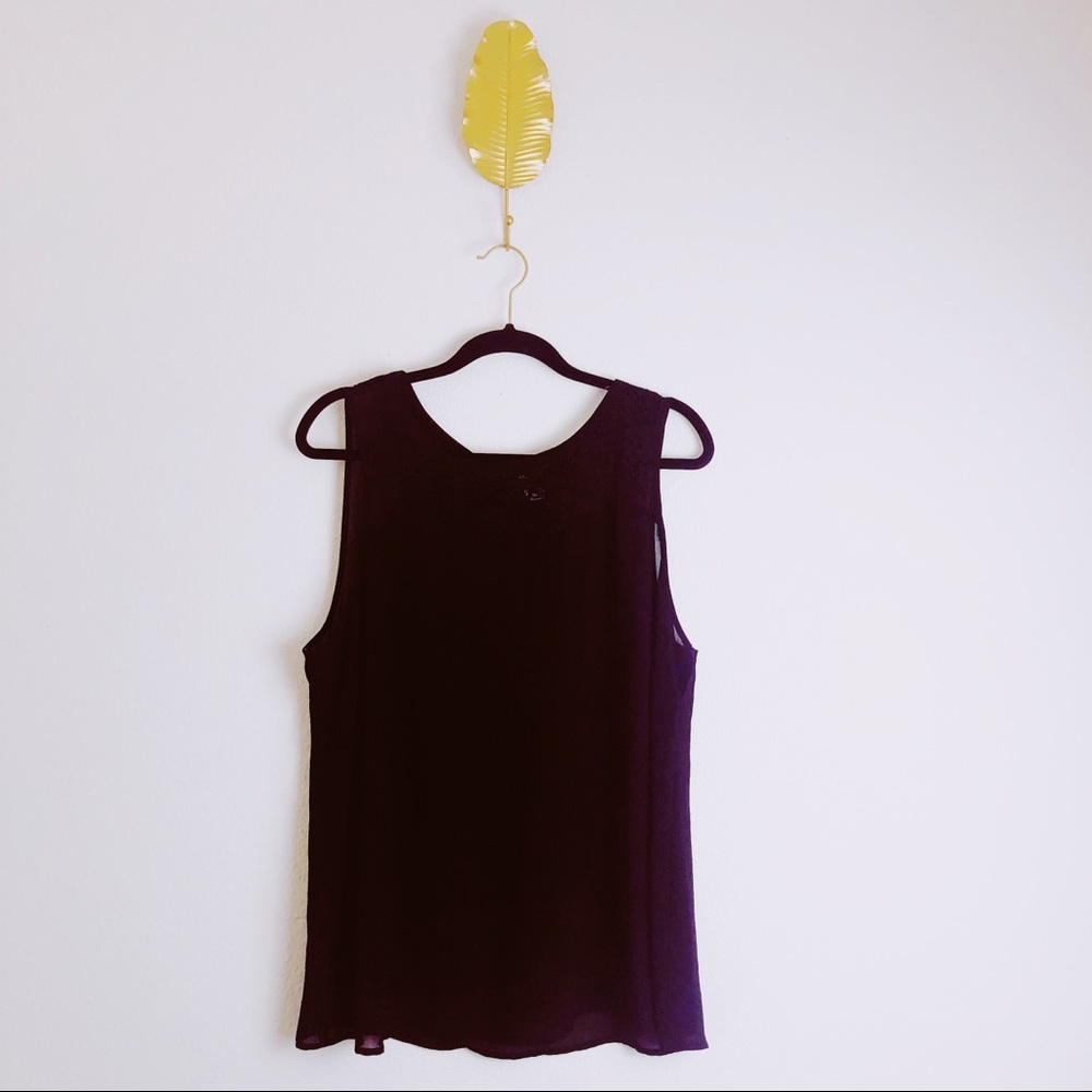 Torrid sheer lace black lace top size 0